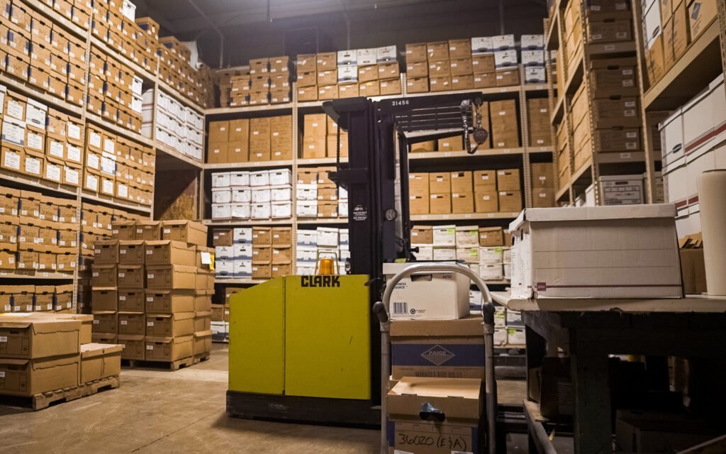 Secure Records Management Facility in Fort Wayne - Room Full of Document File Boxes -What is Records Management? -
