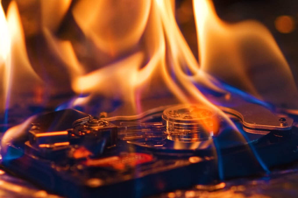 destroying a hard drive